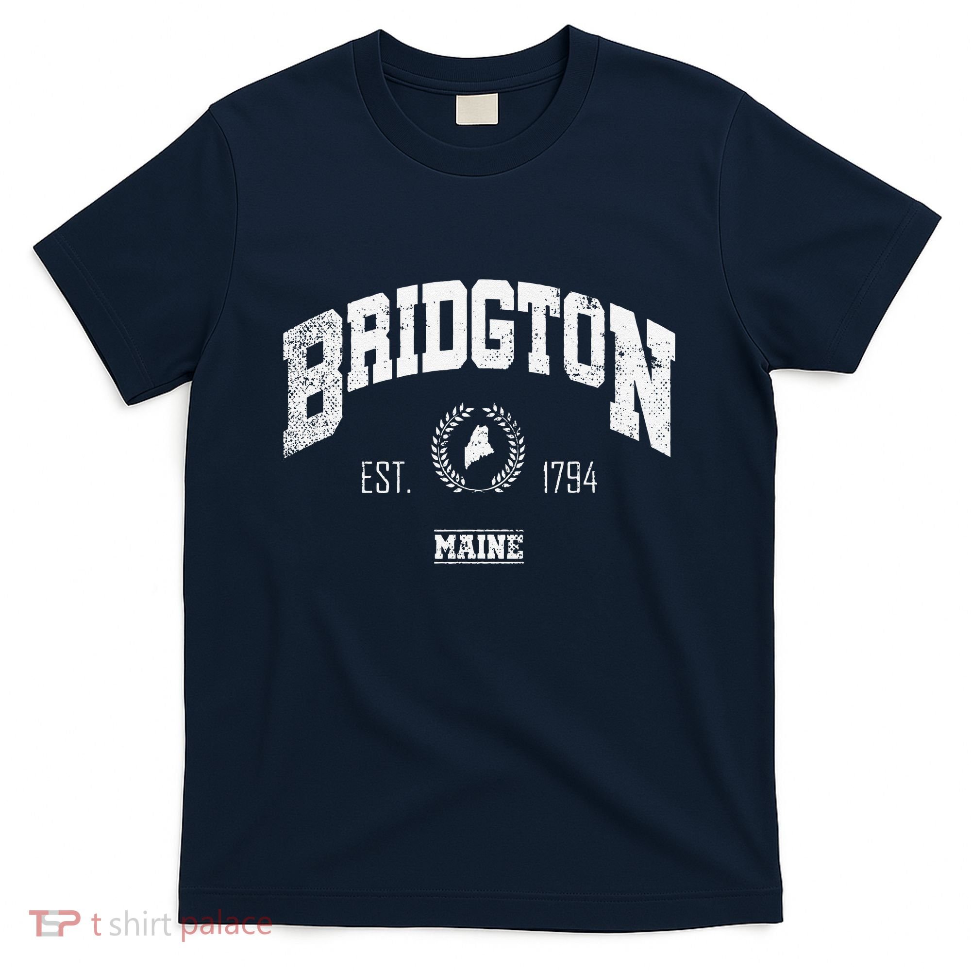 Bridgton Memaine Vintage Throwback T-Shirt