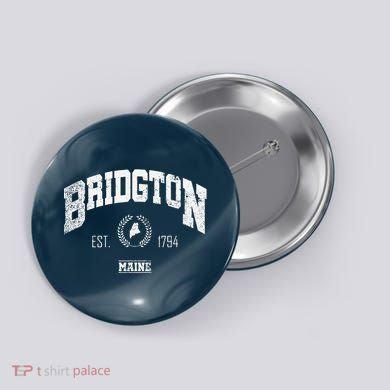 Bridgton Memaine Vintage Throwback Button