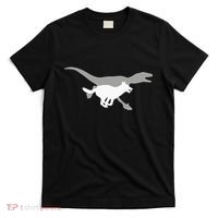 Belgian Malinois Velociraptor Maliraptor Running Shadow T-Shirt thumb 0