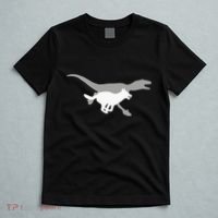 Belgian Malinois Velociraptor Maliraptor Running Shadow T-Shirt thumb 5