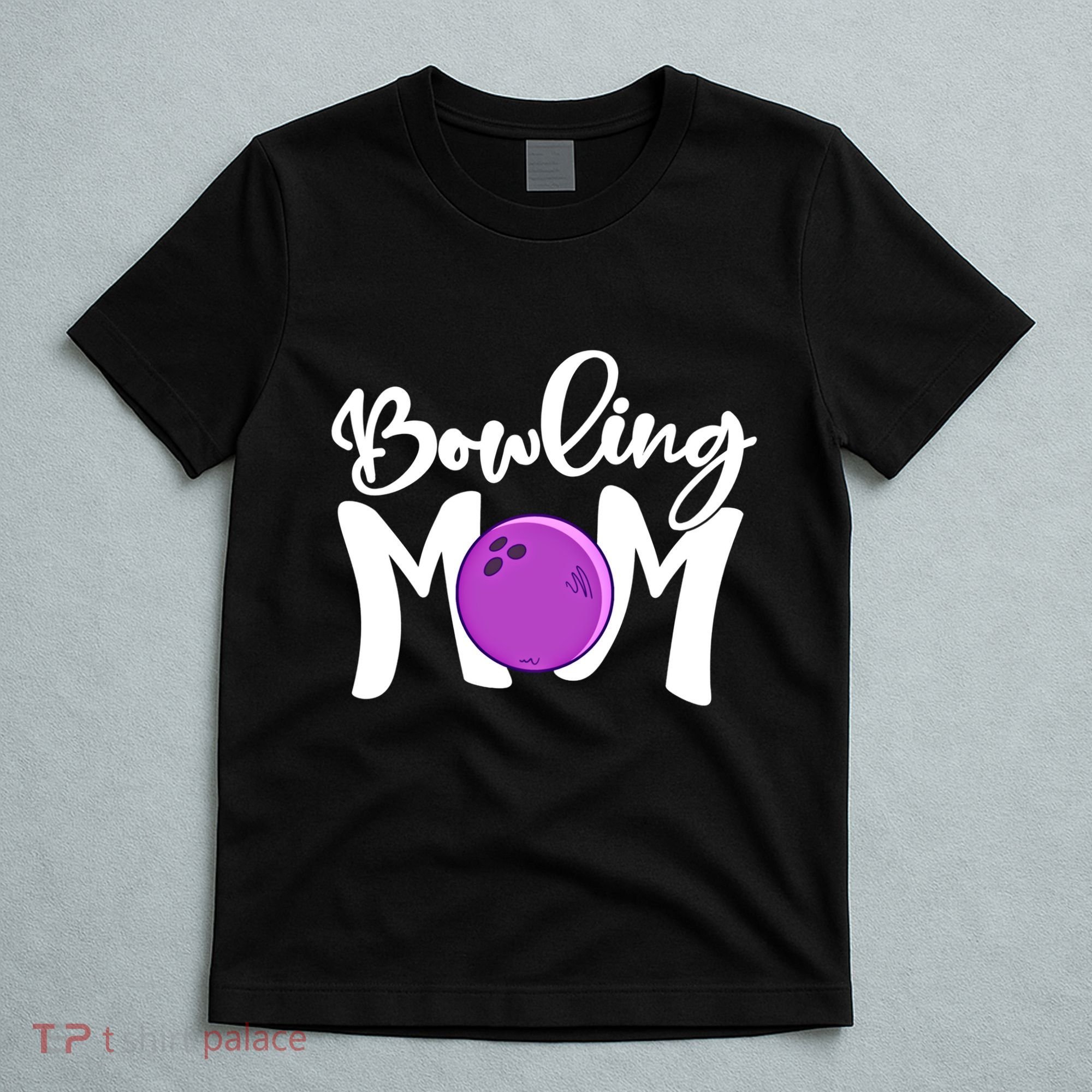 Bowling Mom Vintage Mama Bowling Mothers Day Bowling Mom Funny Gift T-Shirt