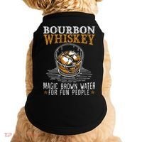Bourbon Magic Water Malt Scotch Meaningful Gift Doggie Tank thumb 0