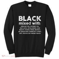 Black Mixed With Shea Butter Afro American Sweatshirt thumb 0