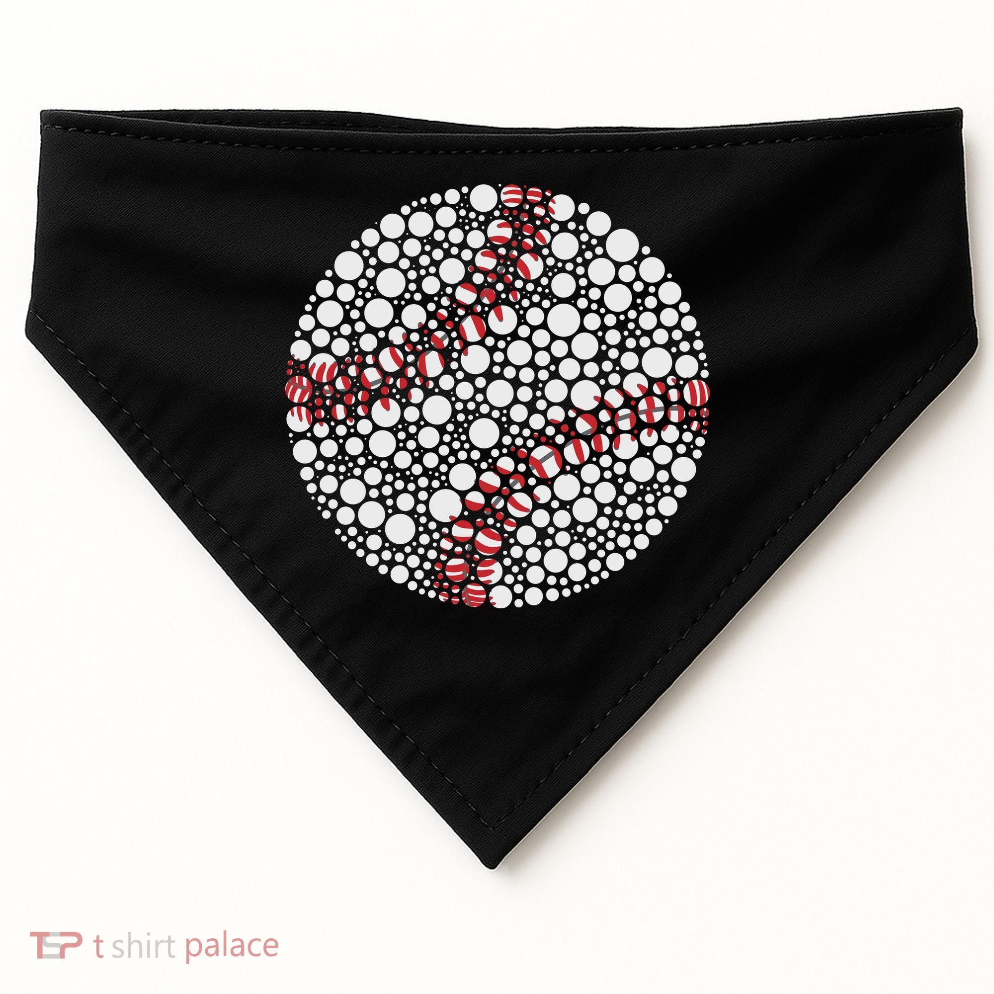 Baseball Make Your Mark International Dot Day USA-Made Doggie Bandana