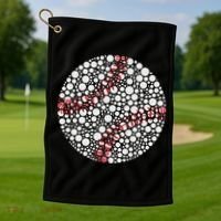 Baseball Make Your Mark International Dot Day Golf Towel thumb 1