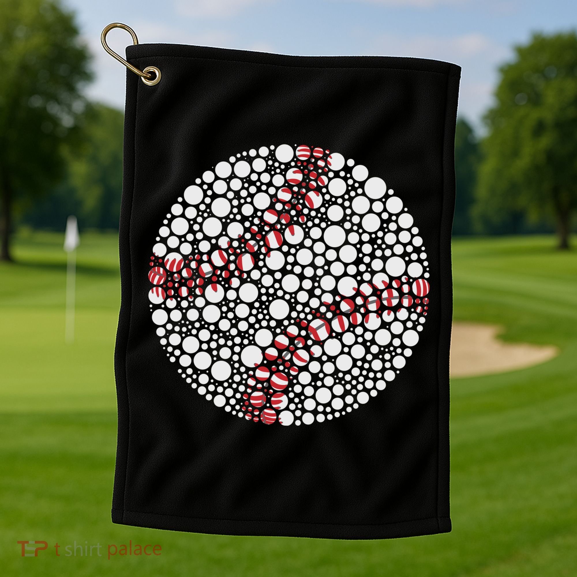 Baseball Make Your Mark International Dot Day Golf Towel
