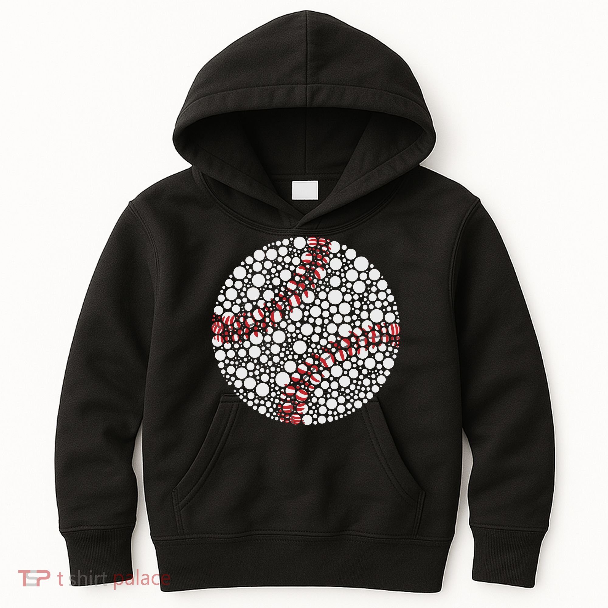 Baseball Make Your Mark International Dot Day Kids Hoodie