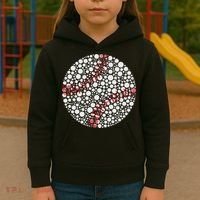 Baseball Make Your Mark International Dot Day Kids Hoodie thumb 3