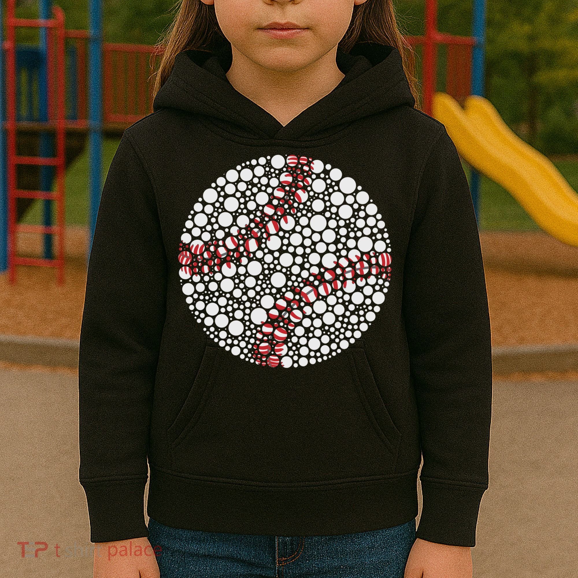Baseball Make Your Mark International Dot Day Kids Hoodie