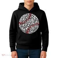 Baseball Make Your Mark International Dot Day Kids Hoodie thumb 4