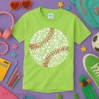 Baseball Make Your Mark International Dot Day Kids T-Shirt thumb 3