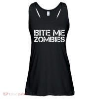 Bite Me Zombies Ladies Essential Flowy Tank thumb 0