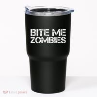 Bite Me Zombies Tumbler thumb 0