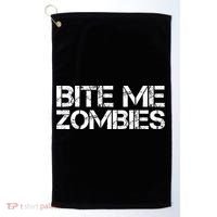 Bite Me Zombies Golf Towel thumb 0