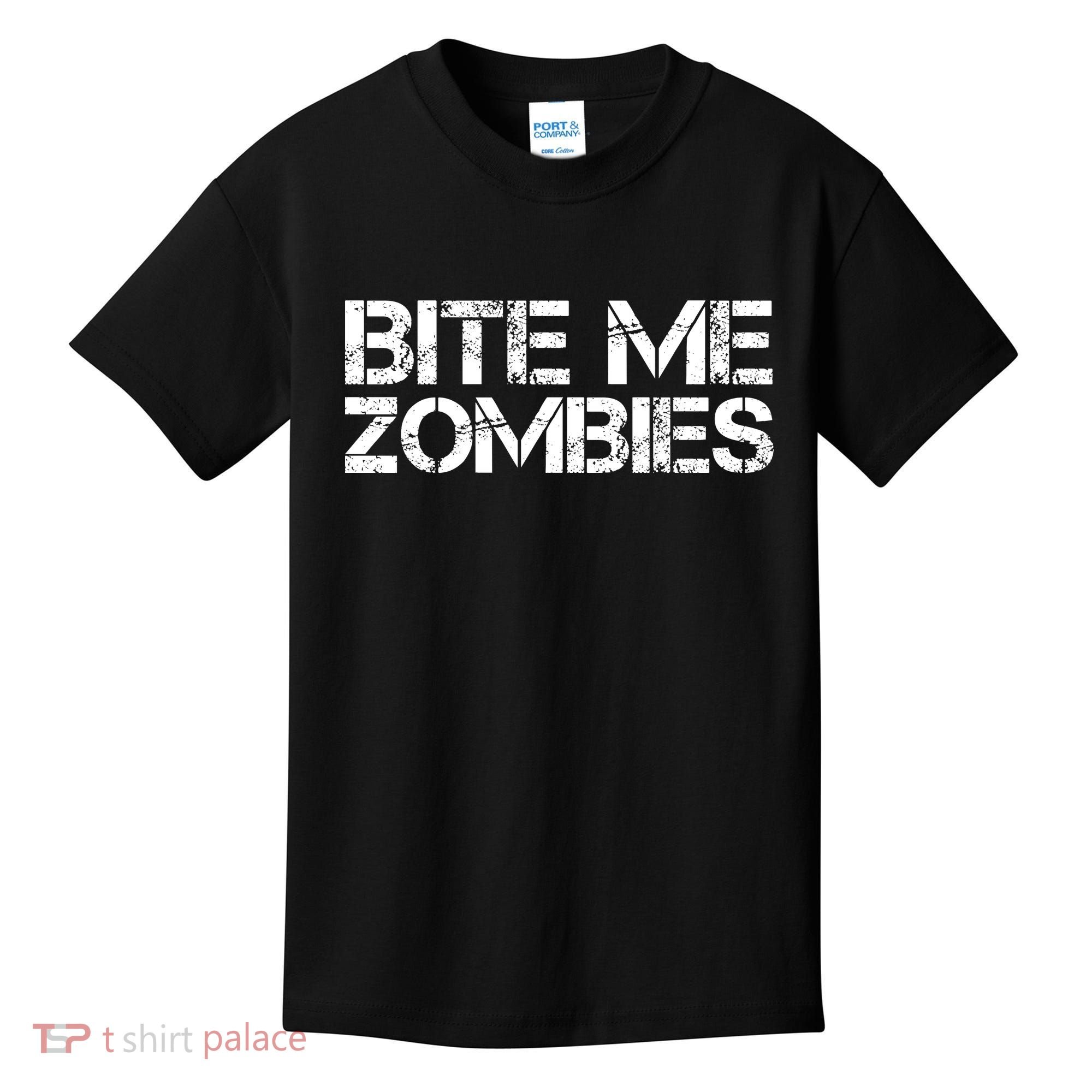 Bite Me Zombies Kids T-Shirt