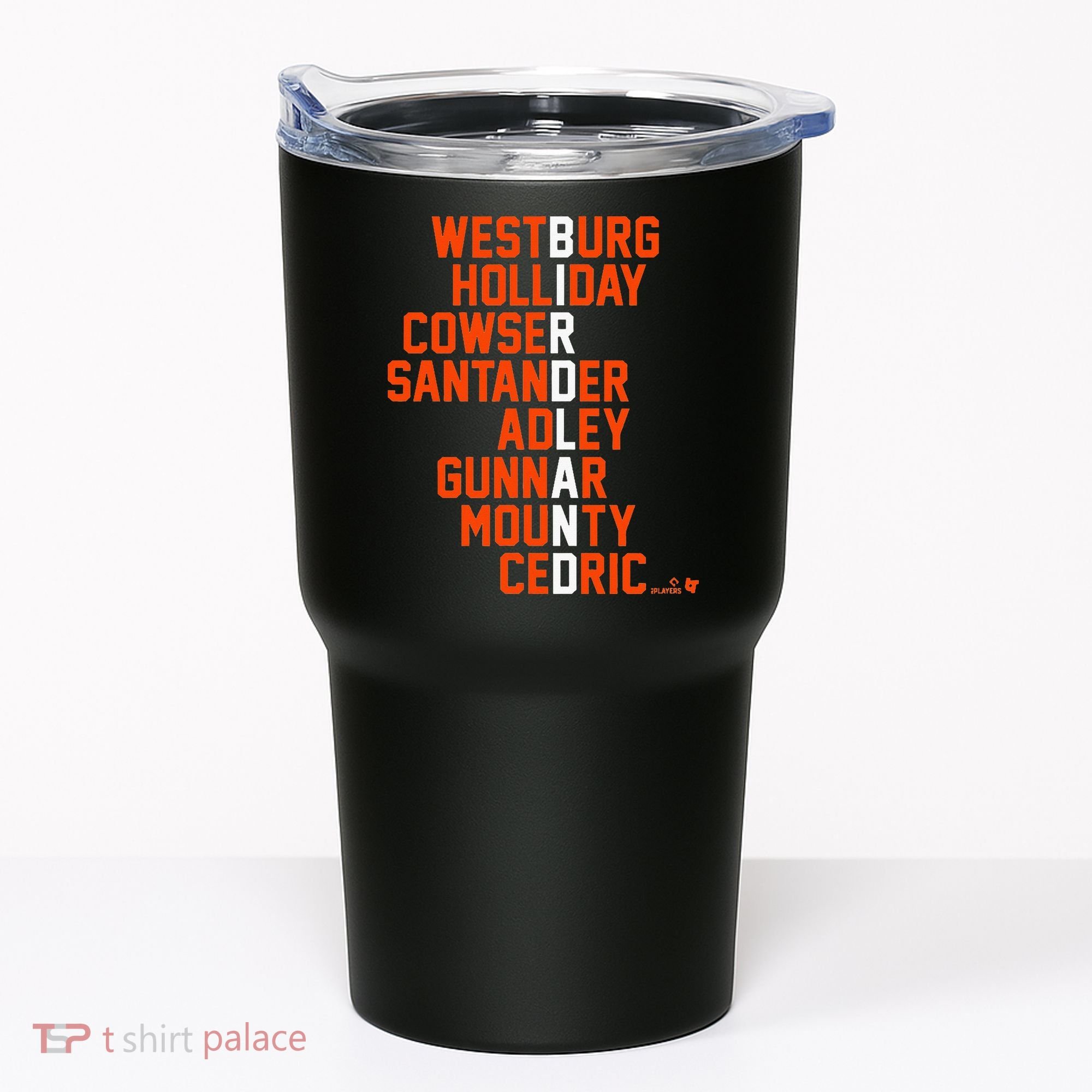 Birdland Names 2024 Baltimore Baseball Tumbler