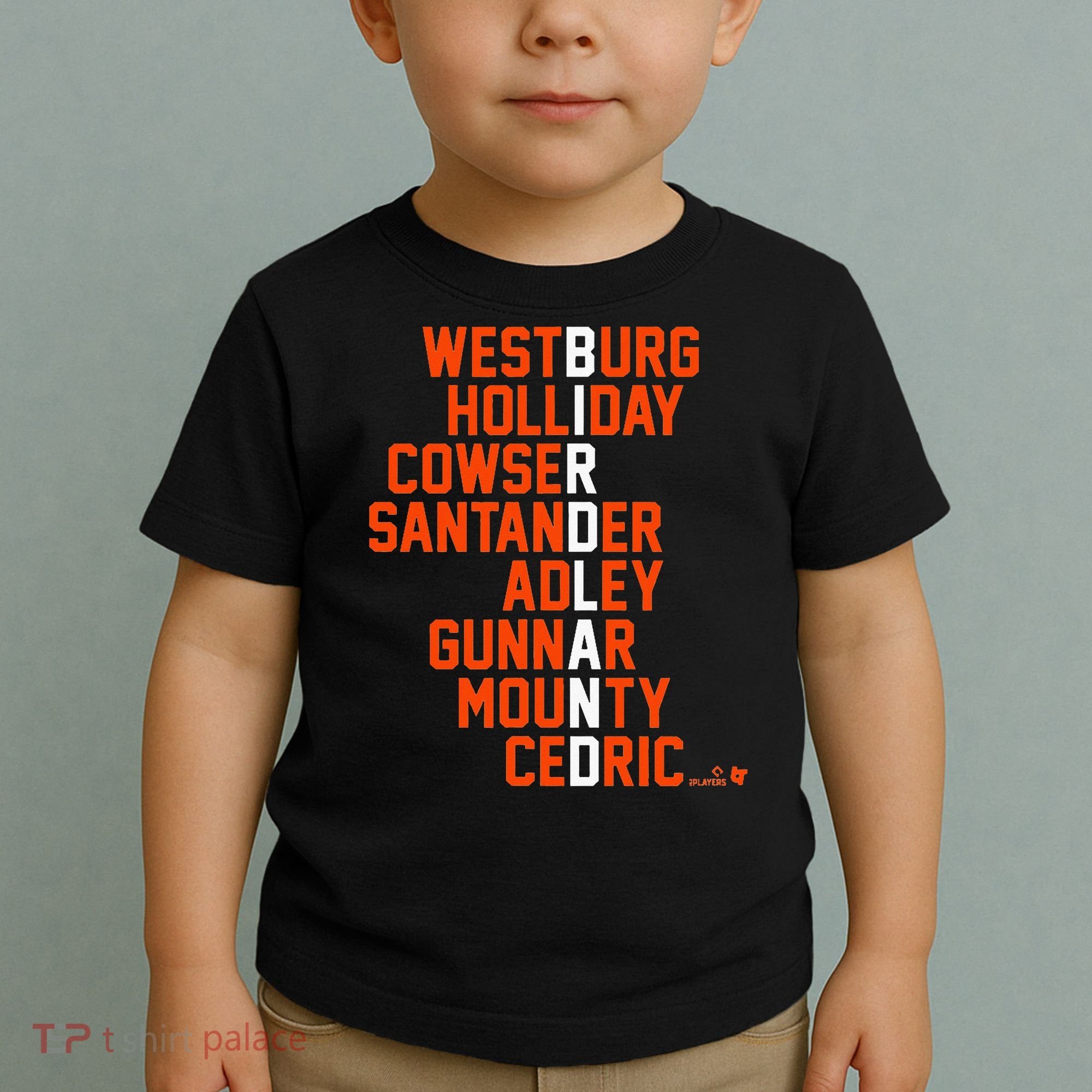 Birdland Names 2024 Baltimore Baseball Toddler T-Shirt