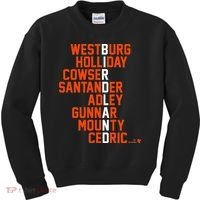 Birdland Names 2024 Baltimore Baseball Kids Sweatshirt thumb 0