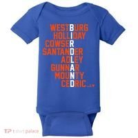 Birdland Names 2024 Baltimore Baseball Baby Bodysuit thumb 0