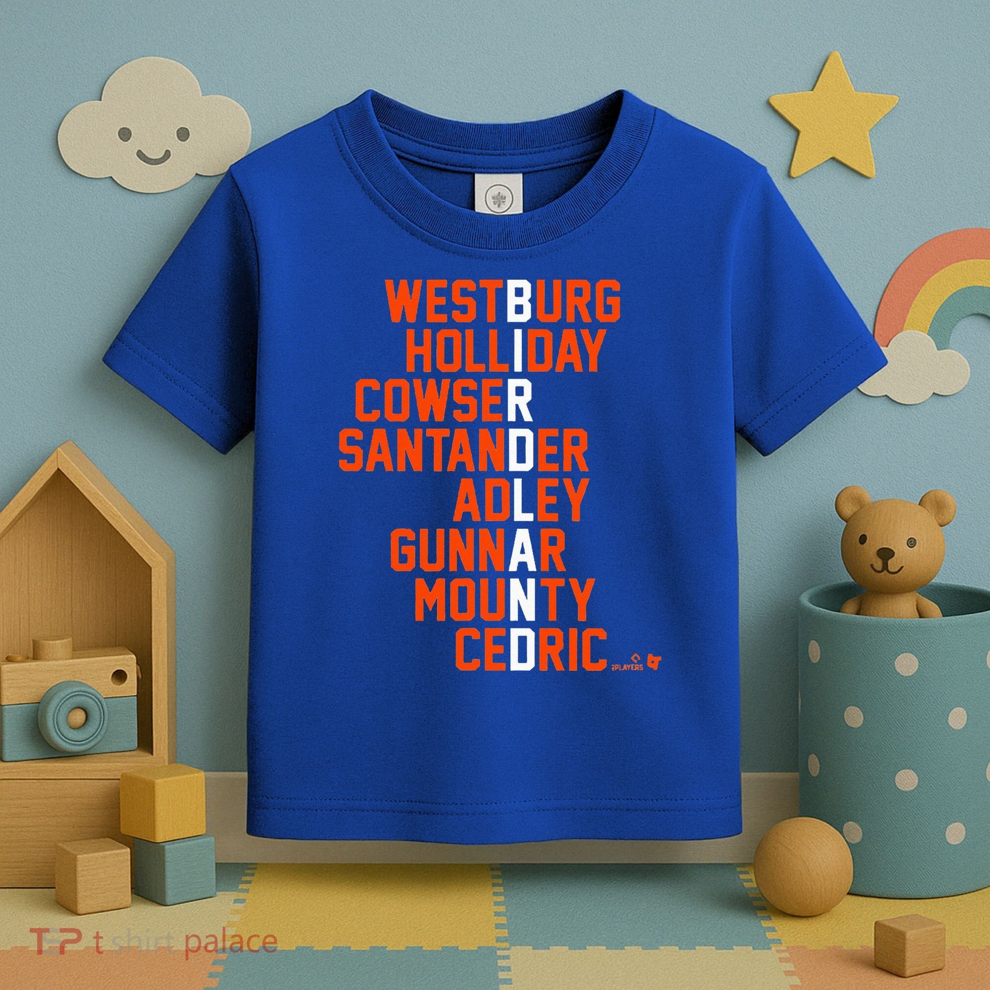 Birdland Names 2024 Baltimore Baseball Toddler T-Shirt