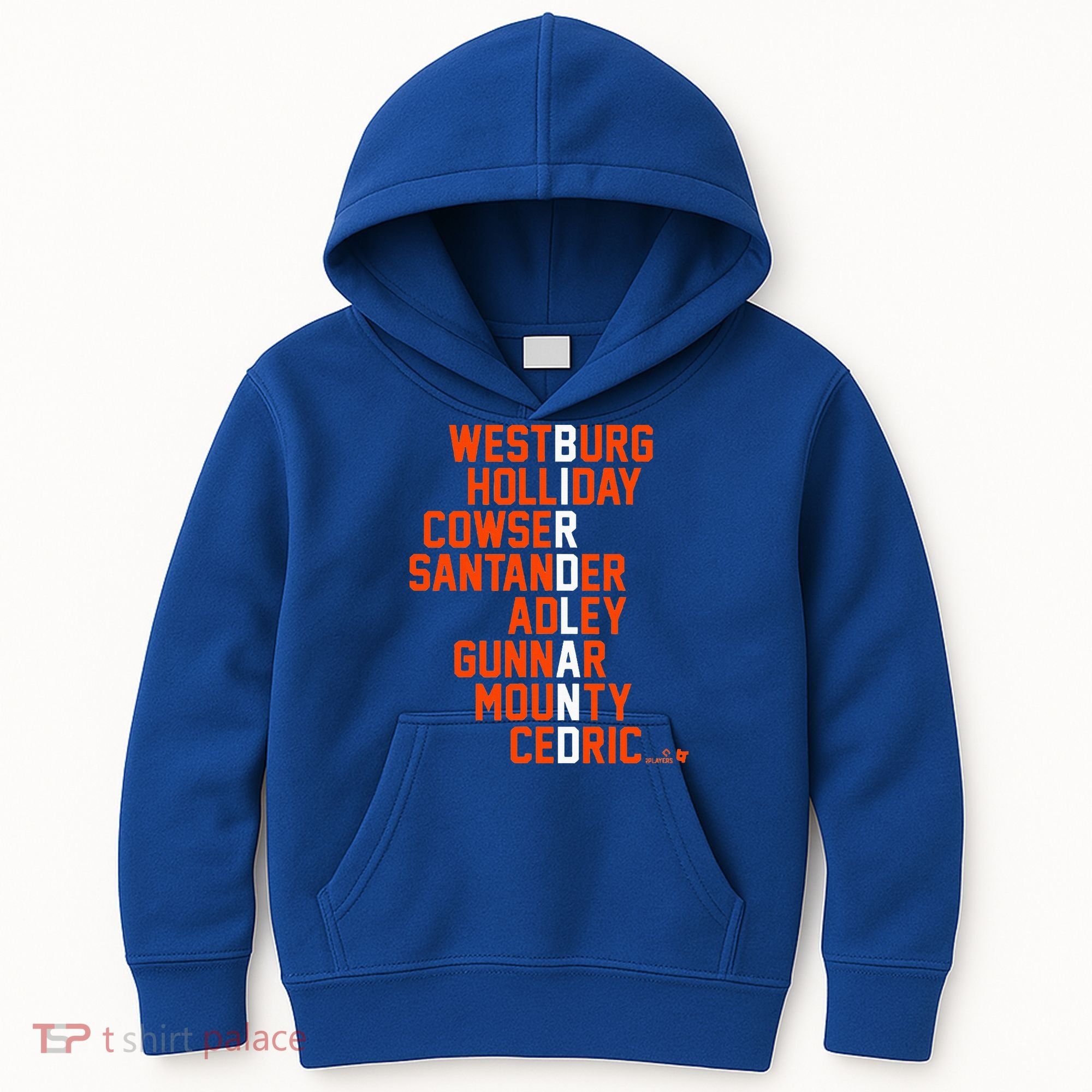 Birdland Names 2024 Baltimore Baseball Kids Hoodie