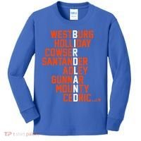 Birdland Names 2024 Baltimore Baseball Kids Long Sleeve Shirt thumb 0