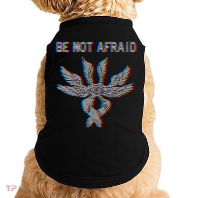 Be Not Afraid Biblically Accurate Angel Seraphim Glitch Doggie Tank