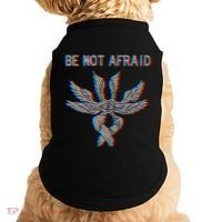 Be Not Afraid Biblically Accurate Angel Seraphim Glitch Doggie Tank thumb 0
