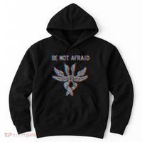 Be Not Afraid Biblically Accurate Angel Seraphim Glitch Hoodie thumb 0