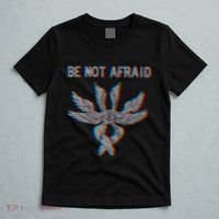 Be Not Afraid Biblically Accurate Angel Seraphim Glitch T-Shirt thumb 5