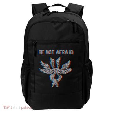 Be Not Afraid Biblically Accurate Angel Seraphim Glitch Backpack