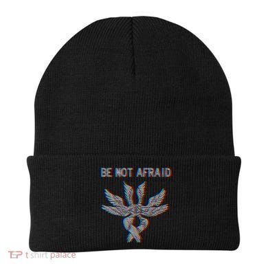 Be Not Afraid Biblically Accurate Angel Seraphim Glitch Beanie