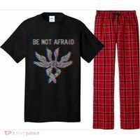 Be Not Afraid Biblically Accurate Angel Seraphim Glitch Pajama Set thumb 0