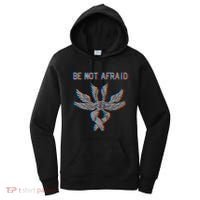 Be Not Afraid Biblically Accurate Angel Seraphim Glitch Women's Hoodie thumb 0