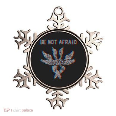 Be Not Afraid Biblically Accurate Angel Seraphim Glitch Ornament