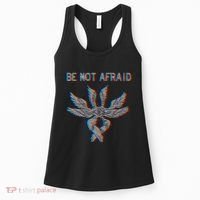 Be Not Afraid Biblically Accurate Angel Seraphim Glitch Women's Tank Top thumb 0