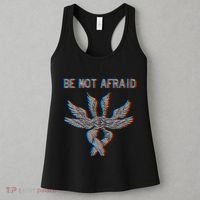 Be Not Afraid Biblically Accurate Angel Seraphim Glitch Women's Tank Top thumb 3