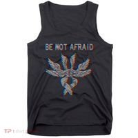 Be Not Afraid Biblically Accurate Angel Seraphim Glitch Tank Top thumb 0