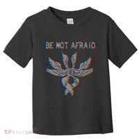 Be Not Afraid Biblically Accurate Angel Seraphim Glitch Toddler T-Shirt thumb 0