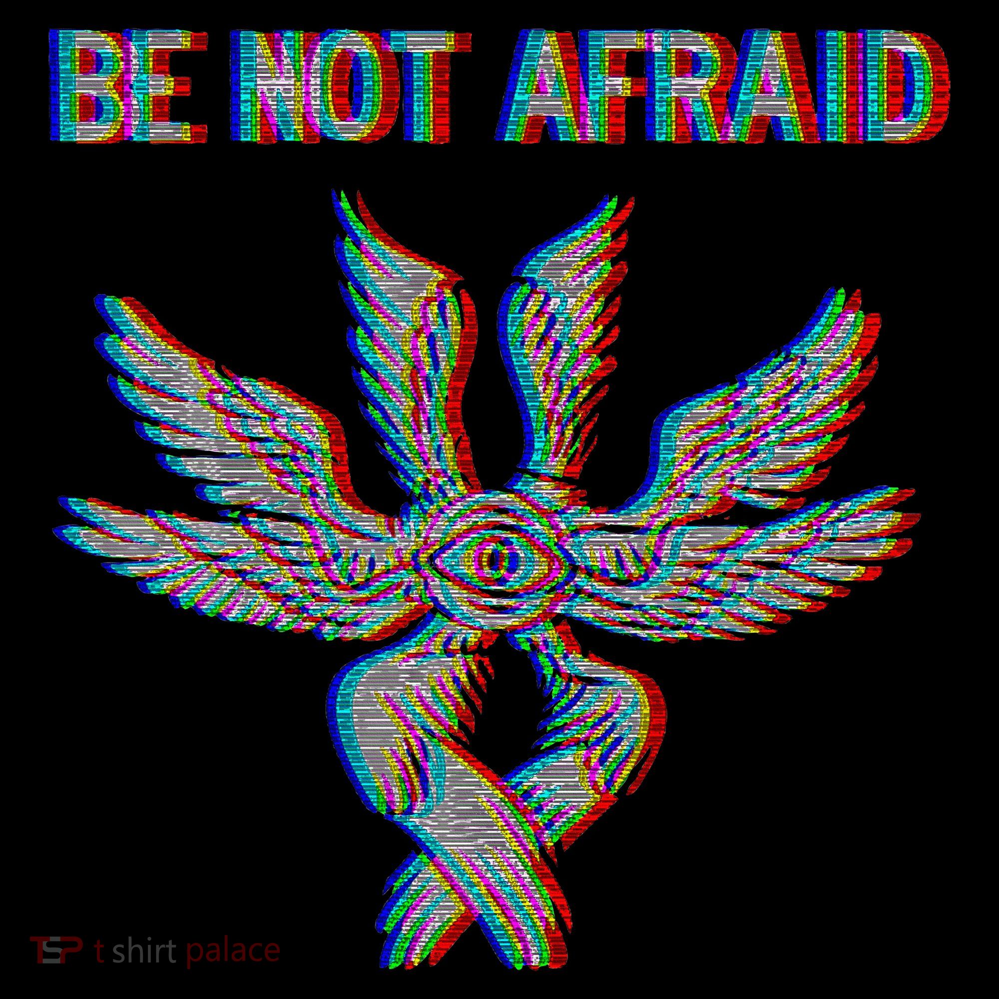 Be Not Afraid Biblically Accurate Angel Seraphim Glitch Toddler T-Shirt