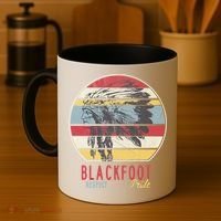 Blackfoot Native American Indian Tribe Respect Pride Retro Funny Gift Coffee Mug thumb 4