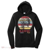 Blackfoot Native American Indian Tribe Respect Pride Retro Funny Gift Women's Hoodie thumb 0