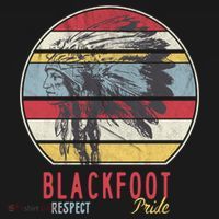 Blackfoot Native American Indian Tribe Respect Pride Retro Funny Gift Women's Hoodie thumb 2