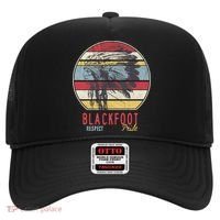Blackfoot Native American Indian Tribe Respect Pride Retro Funny Gift Hat thumb 0