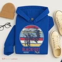 Blackfoot Native American Indian Tribe Respect Pride Retro Funny Gift Hoodie thumb 4