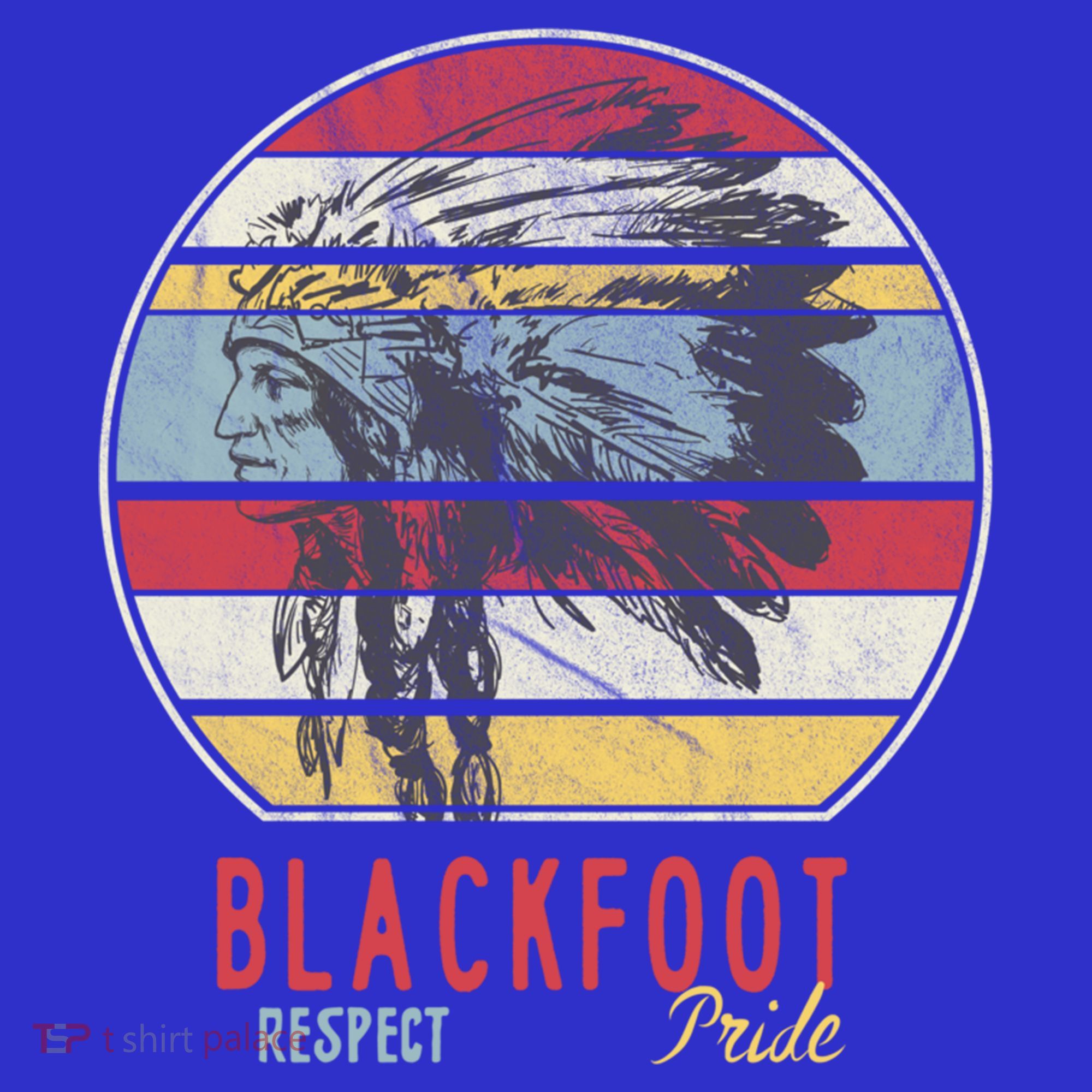 Blackfoot Native American Indian Tribe Respect Pride Retro Funny Gift Hoodie