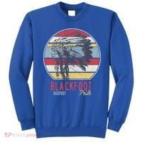 Blackfoot Native American Indian Tribe Respect Pride Retro Funny Gift Sweatshirt thumb 0