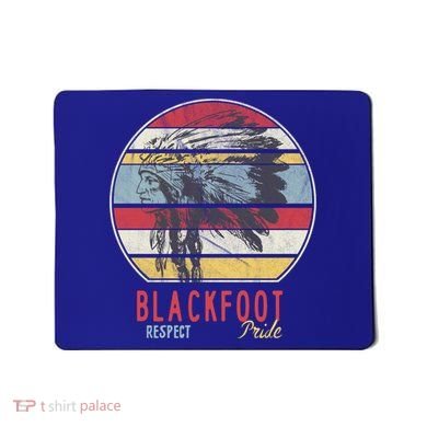 Blackfoot Native American Indian Tribe Respect Pride Retro Funny Gift Mousepad