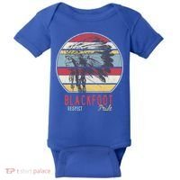 Blackfoot Native American Indian Tribe Respect Pride Retro Funny Gift Baby Bodysuit thumb 0