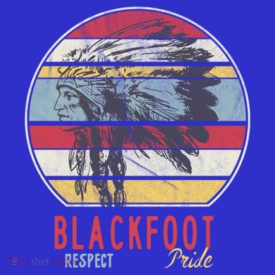 Blackfoot Native American Indian Tribe Respect Pride Retro Funny Gift Tall Hoodie
